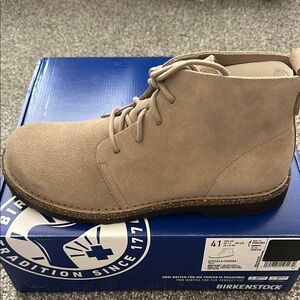 Birkenstock Womans Taupe Uppsala Chukka Boots
